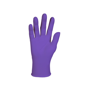 Kimtech® Purple Nitrile Glove on white background