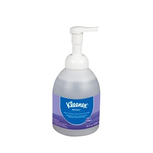 Countertop pump bottle of Kleenex® Reveal Foam Hand Sanitizer