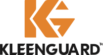 Orange and black KleenGuard® logo on white background