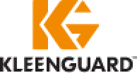 Orange and black KleenGuard® brand logog on white background
