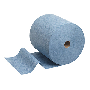 Roll of WypAll heavy-duty cleaning cloths