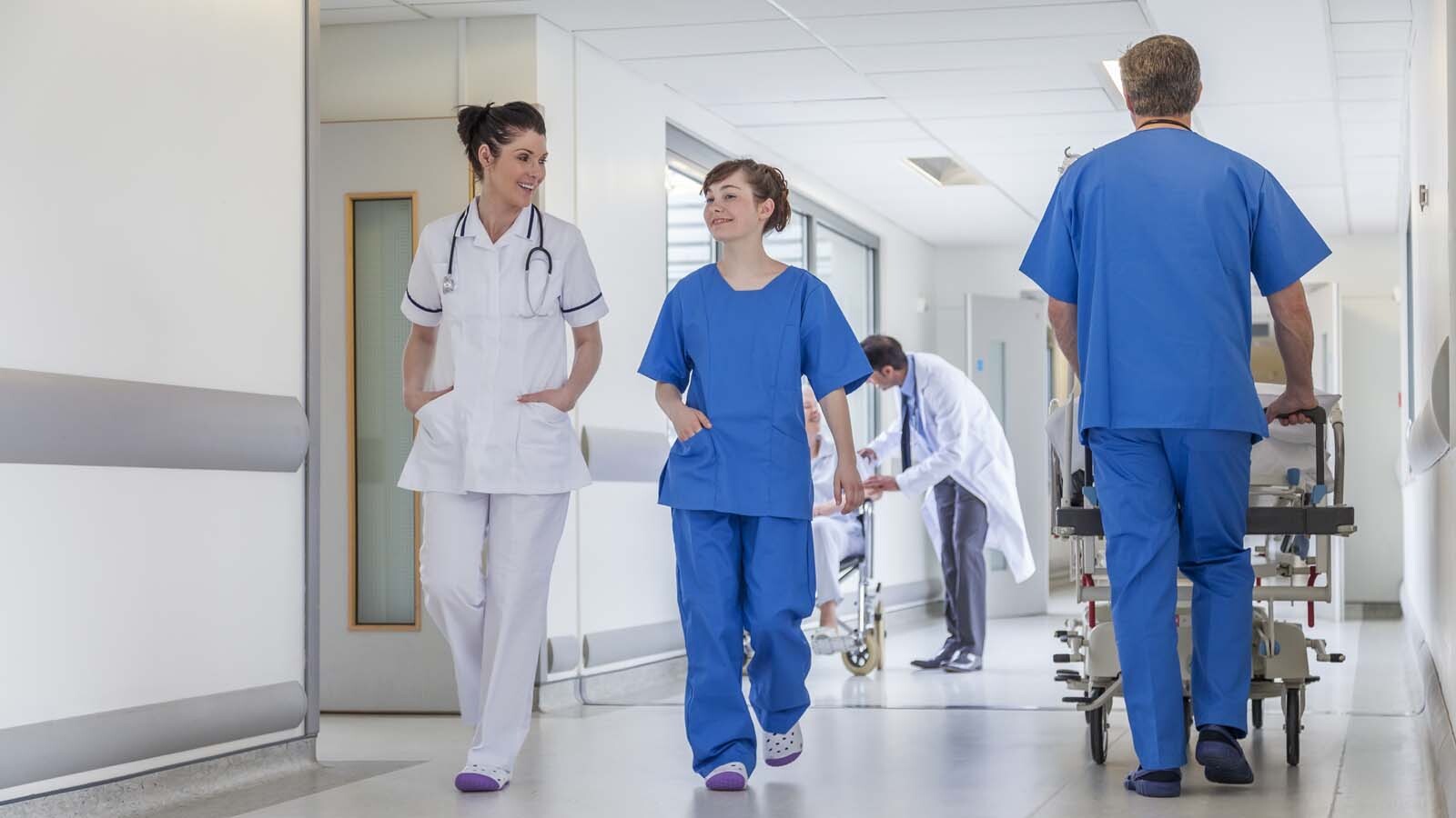Hospital corridor