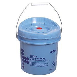 A large dispenser for the Kimtech® Prep Wipes for the Wettask system on a white background.