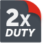2x duty