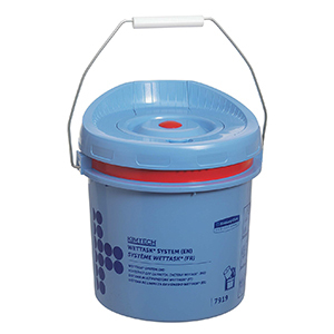 A large dispenser for the Kimtech® Prep Wipes for the Wettask system on a white background.