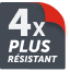 4 x plus résistant 