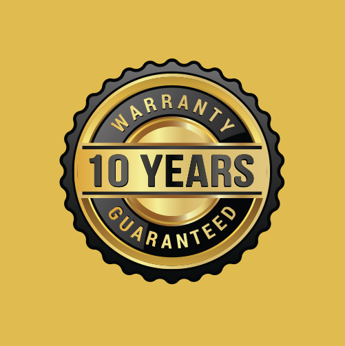 10 year guaranteed warranty for BLOCK-IT House Wrap