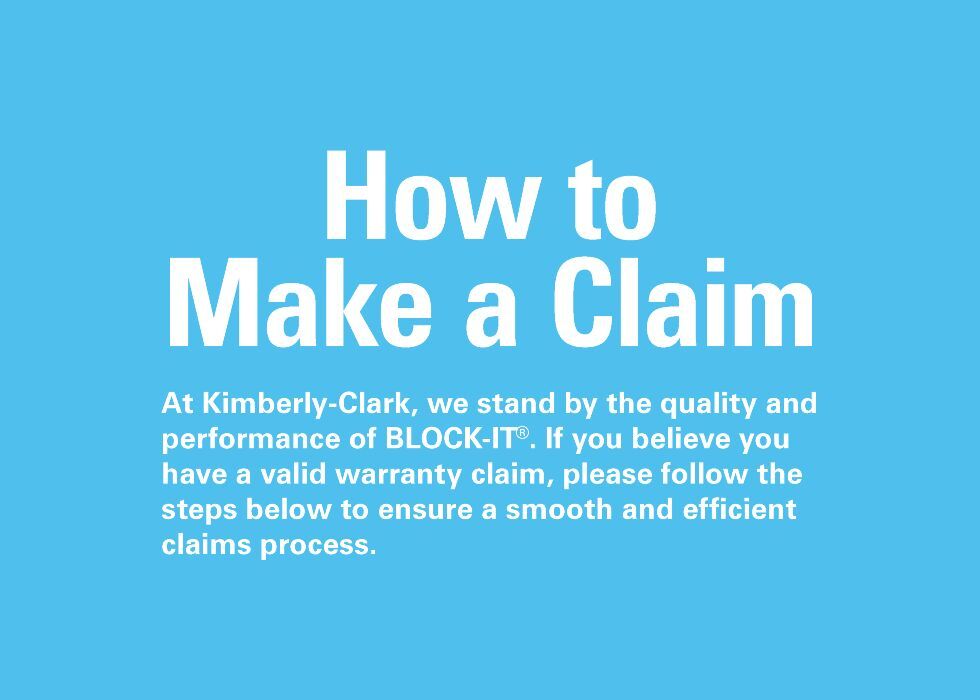 BLOCK-IT® How to Make a Claim