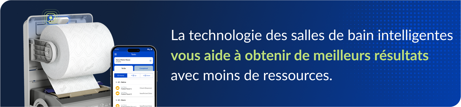 La technologie des salles de bain intelligentes vous aide à obtenir de meilleurs résultats avec moins de ressources.
