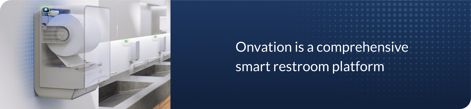 Onvation is a comprehensive smart restroom platform