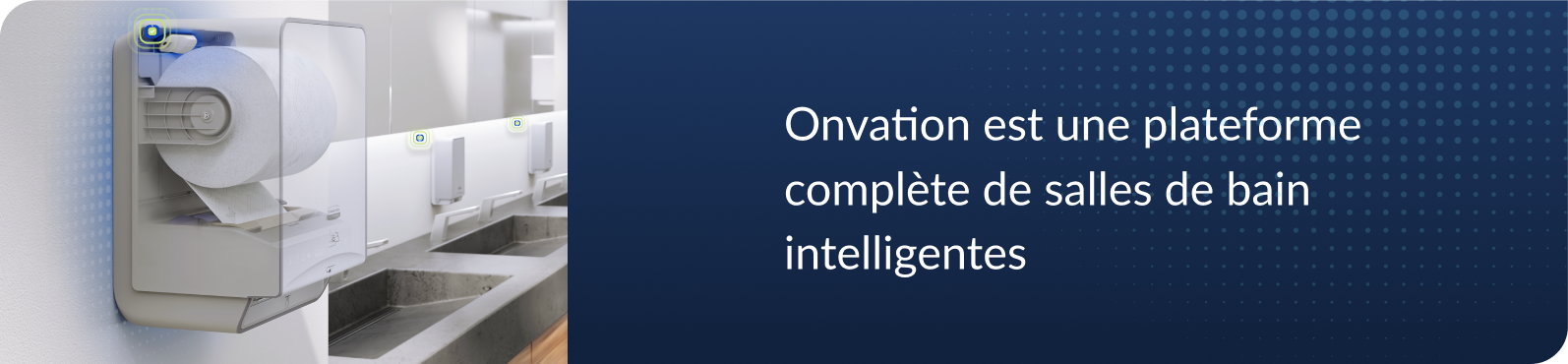 Onvation est une plateforme complète de salles de bains intelligentes