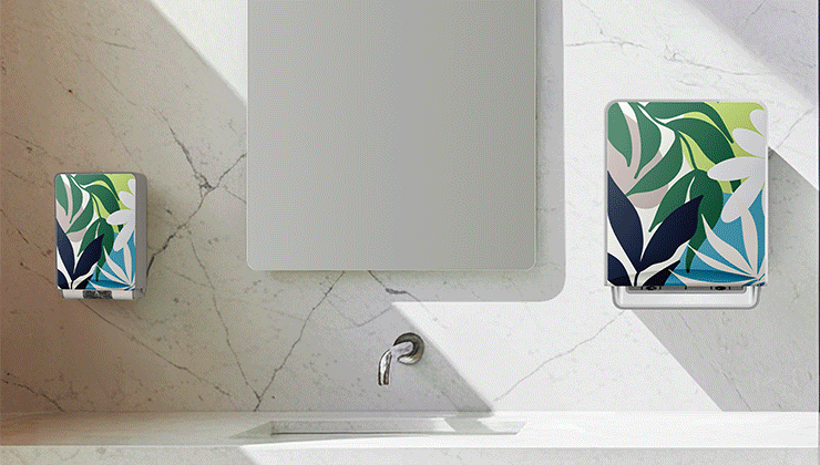 Customizable faceplates for ICON™ dispensers