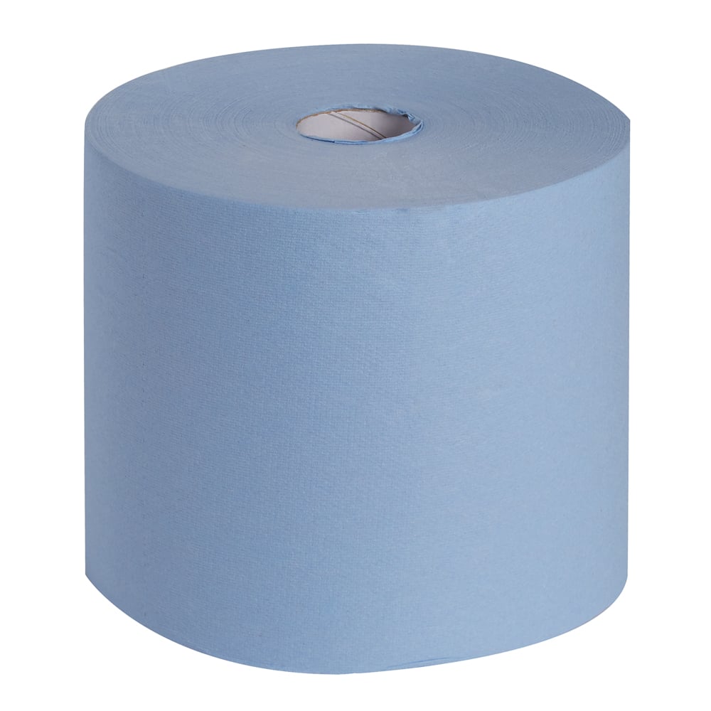 Essuyeurs WypAll® L10 Extra+ - Grand rouleau 7472 - 1 rouleau de 1 000 formats bleus, 1 épaisseurs - 7472