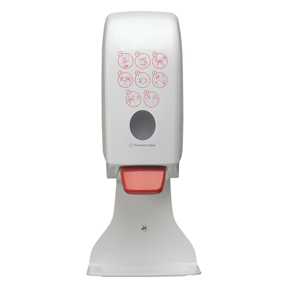 Aquarius™ Hand Sanitiser Dispenser 7124 - White, 1 Ltr - 7124