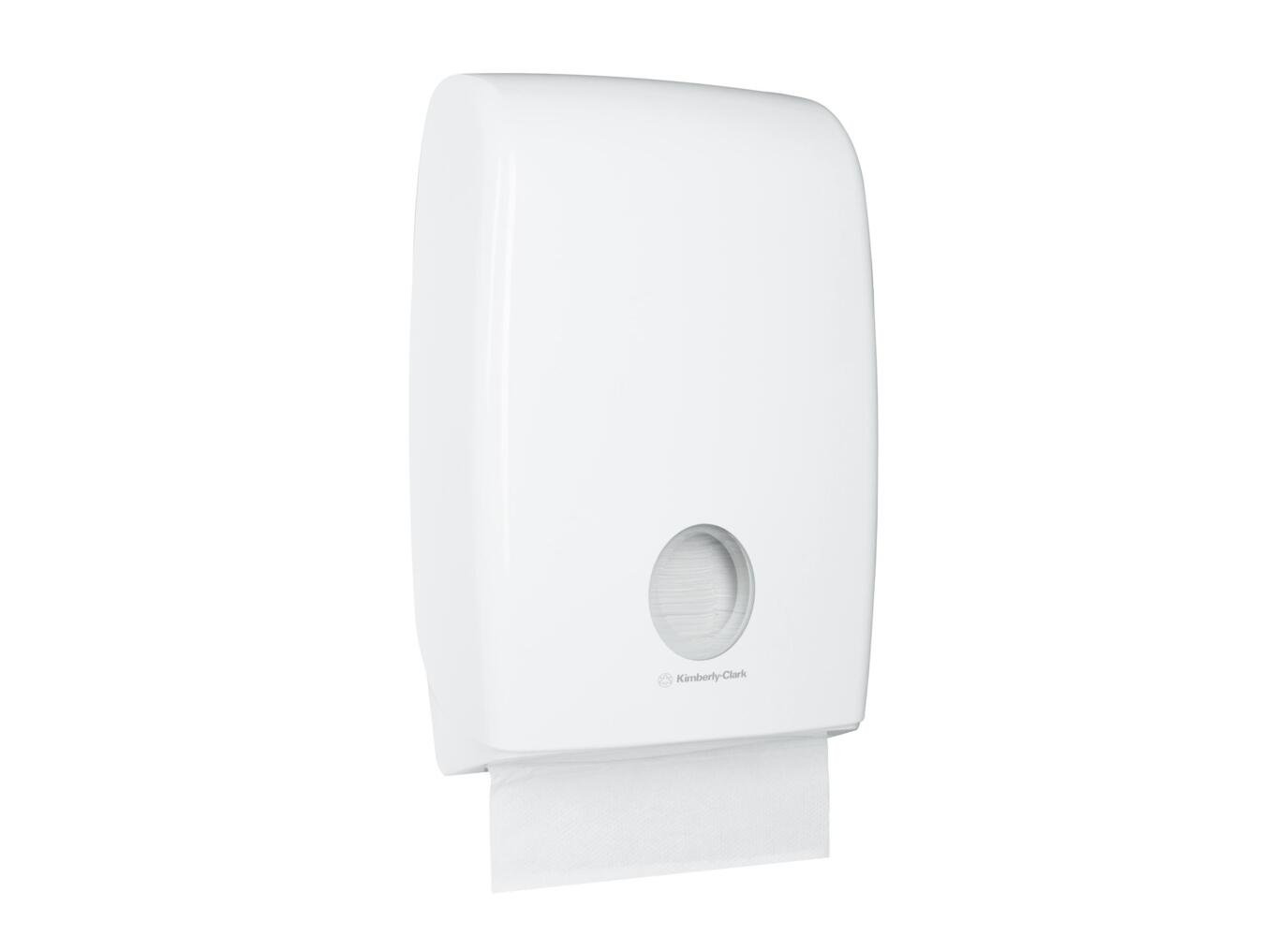 Dispenser di asciugamani intercalati Aquarius™ U7023 - bianco - U7023