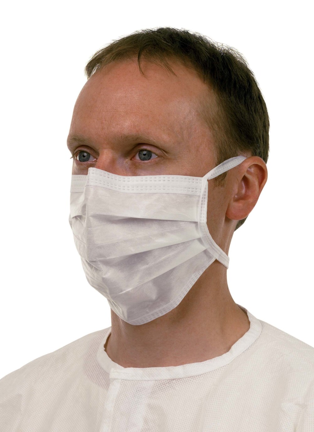 Kimtech™ M3 Gefaltete Gesichtsmaske mit Bändern 62452 – 23 cm breit, 500 Gesichtsmasken. - 62452