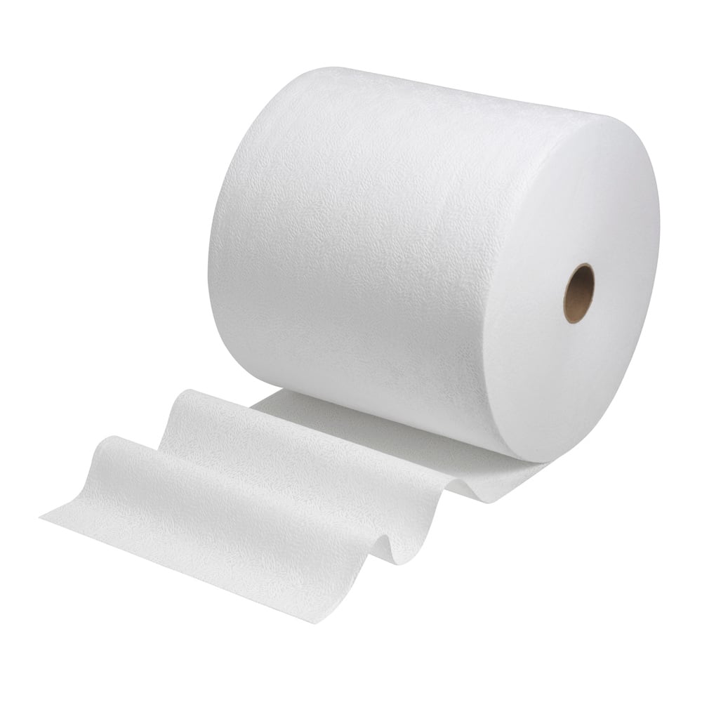 Panni per la pulizia Kimtech® Pure 7623 - 1 rotolo x 600 panni a 1 velo, colore bianco - 7623