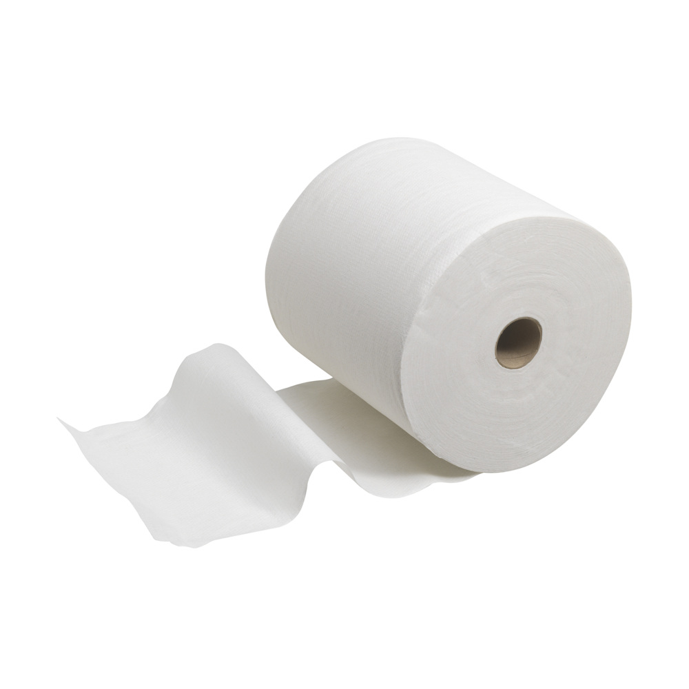 Scott® Performance Toallas secamanos 6665 - Hoja de 200 m blanca de 1 capa por rollo (la caja contiene 6 rollos) - 6665