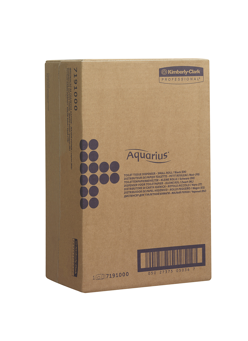 Aquarius™ Kleinrollen-Toilettenpapierspender 7191 – Schwarz - 7191