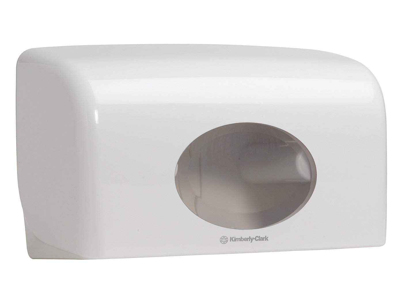 Aquarius™ Small Roll Double Toilet Roll Dispenser 6992 – 1 x White Toilet Paper Dispenser - 6992
