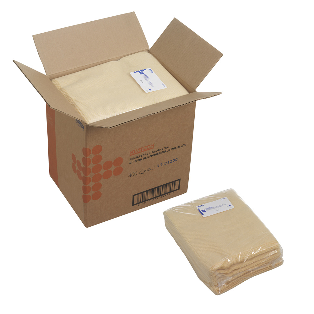 Essuyeurs imprégnés résineux à usage général Kimtech® Auto 38712 - 4 formats par paquet (100 paquets par boîte) - 38712