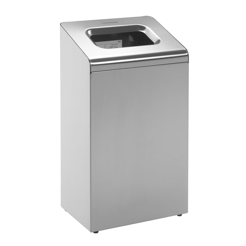 Kimberly-Clark Professional™ Bin 8975 - 60 Litre, Stainless Steel - 8975