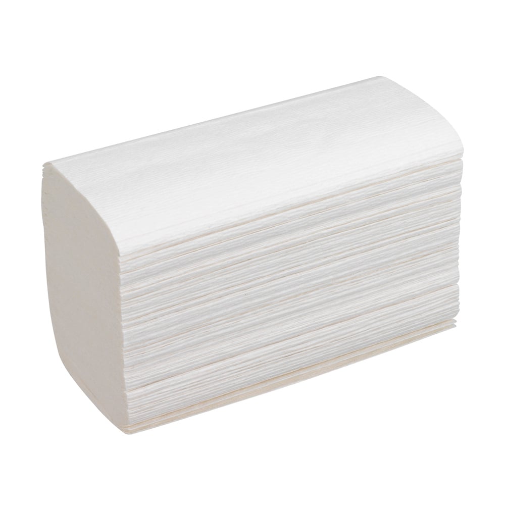 Scott® Multifold Hand Towels 6633 - 25 Packs x 175 White, 1 Ply Sheets (4,375 Sheets Total) - 6633