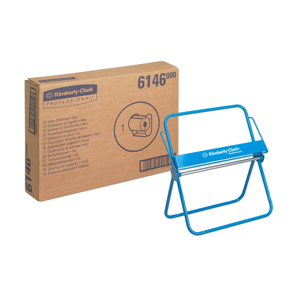 Kimberly-Clark Professional™ wandmontierter Spender für Großrollen 6146 - Blau - 6146