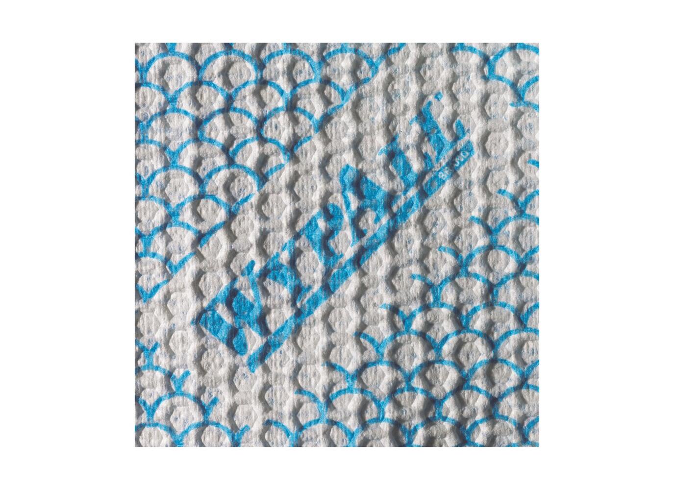 WypAll® X80 Plus-Tücher 19139 – 8 Packungen mit je 30 viertelgefalteten, blauen Tüchern - 19139