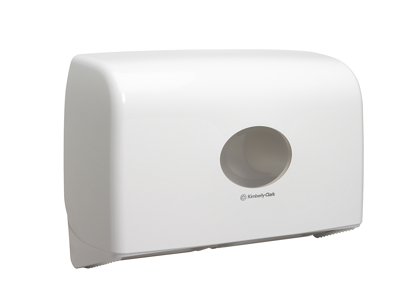 Distributeur de papier toilette double rouleaux Mini Jumbo Aquarius™ 6947 - Blanc - 6947