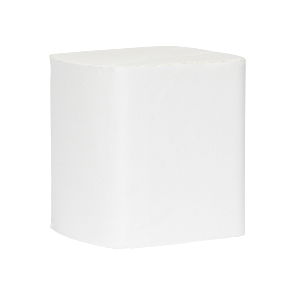 Papier toilette plié maxi pack Hostess™ 32 - 8035, blanc, 2 plis, 32 x 250 (8 000 feuilles au total) - 8035