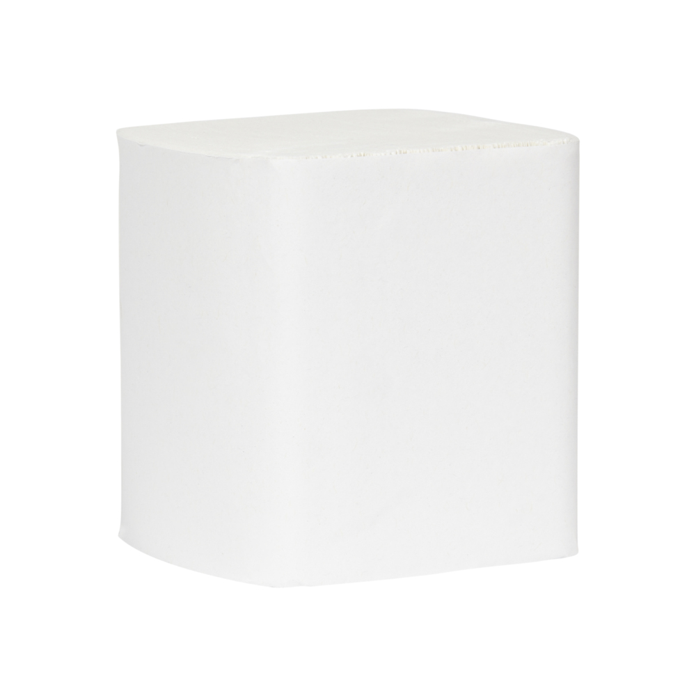Hostess™ 32 Papel higiénico plegado en paquete a granel 8035, blanco, 2 capas, 32 x 250 (8000 hojas) - 8035