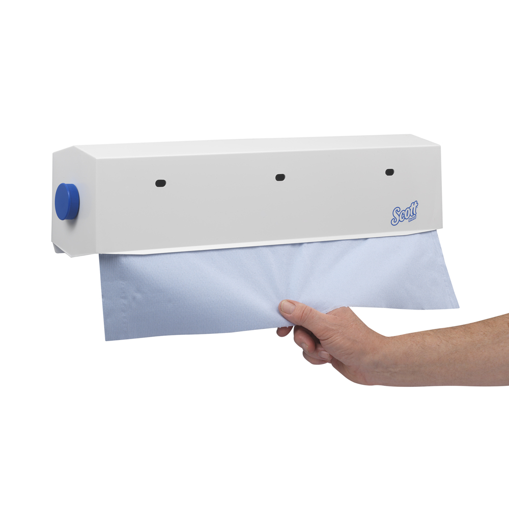 Distributeur d'essuyeurs Scott® 7056 - Blanc, 50 cm - 7056