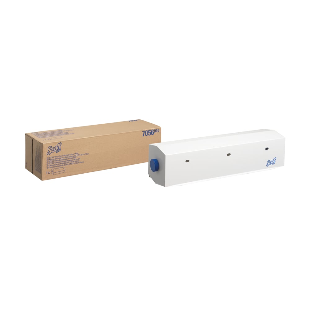 Distributeur d'essuyeurs Scott® 7056 - Blanc, 50 cm - 7056