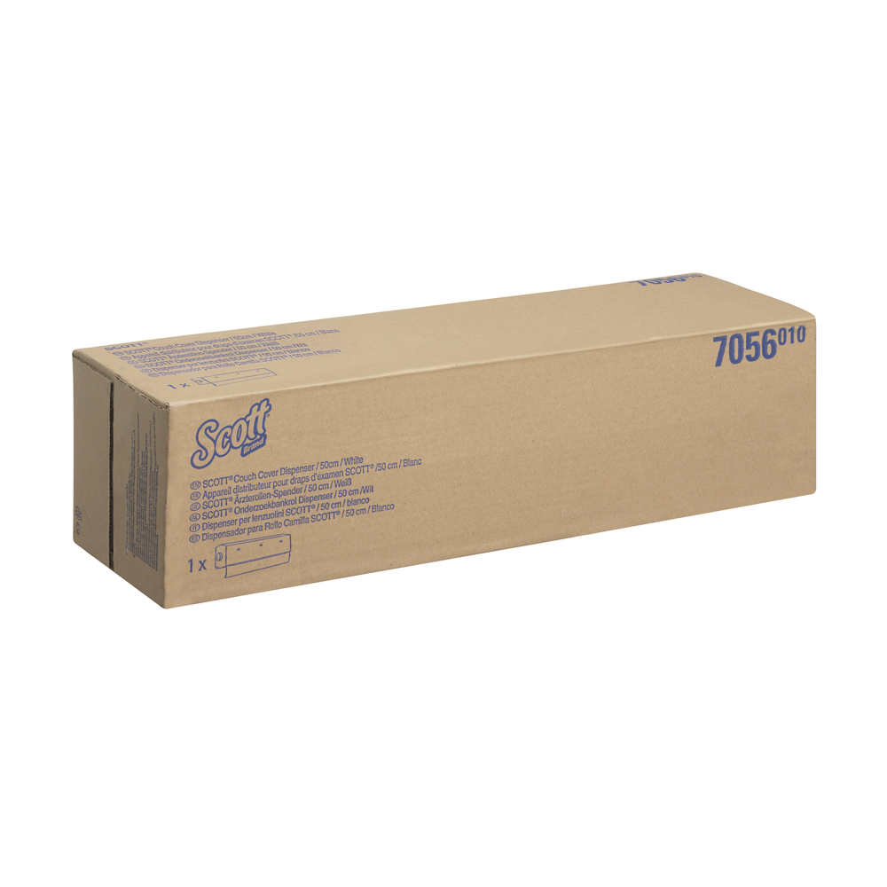 Distributeur d'essuyeurs Scott® 7056 - Blanc, 50 cm - 7056