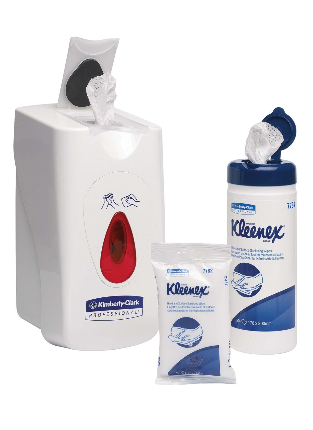 Distributeur d'essuyeurs en petits rouleaux Kimberly-Clark Professional™ 7936 - Blanc - 7936