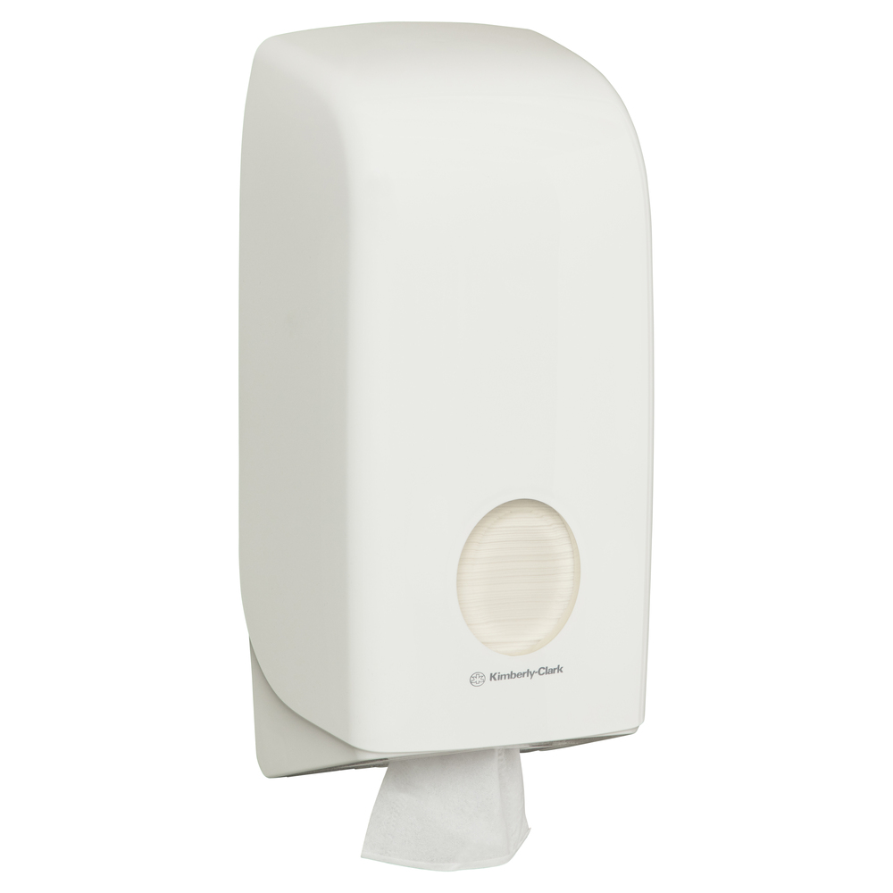 Kimberly-Clark Professional® Aquarius® Folded Toilet Tissue Dispenser (69460), White, 1 Dispenser / Case - S050450626