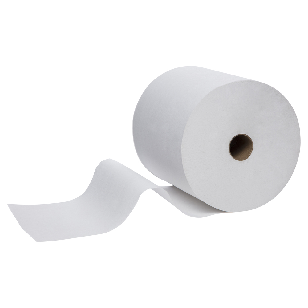 SCOTT® Hard Roll Towels (1005), Hard Roll Paper Towel, 6 Rolls / Case, 305m / Roll (1,830m Total) - 991001005