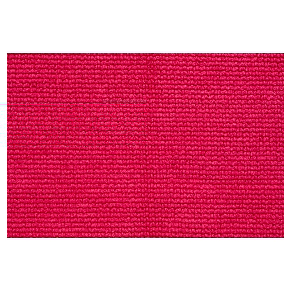 WypAll® Microfiber Cloths (83980), Red, Reusable, 4 Packs / Case, 6 Cloths / Bag (24 Cloths) - 991083980