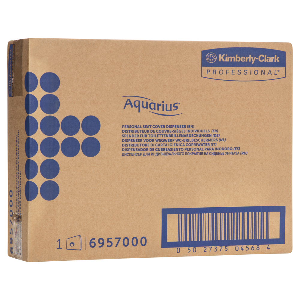 Kimberly-Clark Professional® Aquarius® Personal Seat Cover Dispenser (69570), White, 1 Dispenser / Case - S051299195