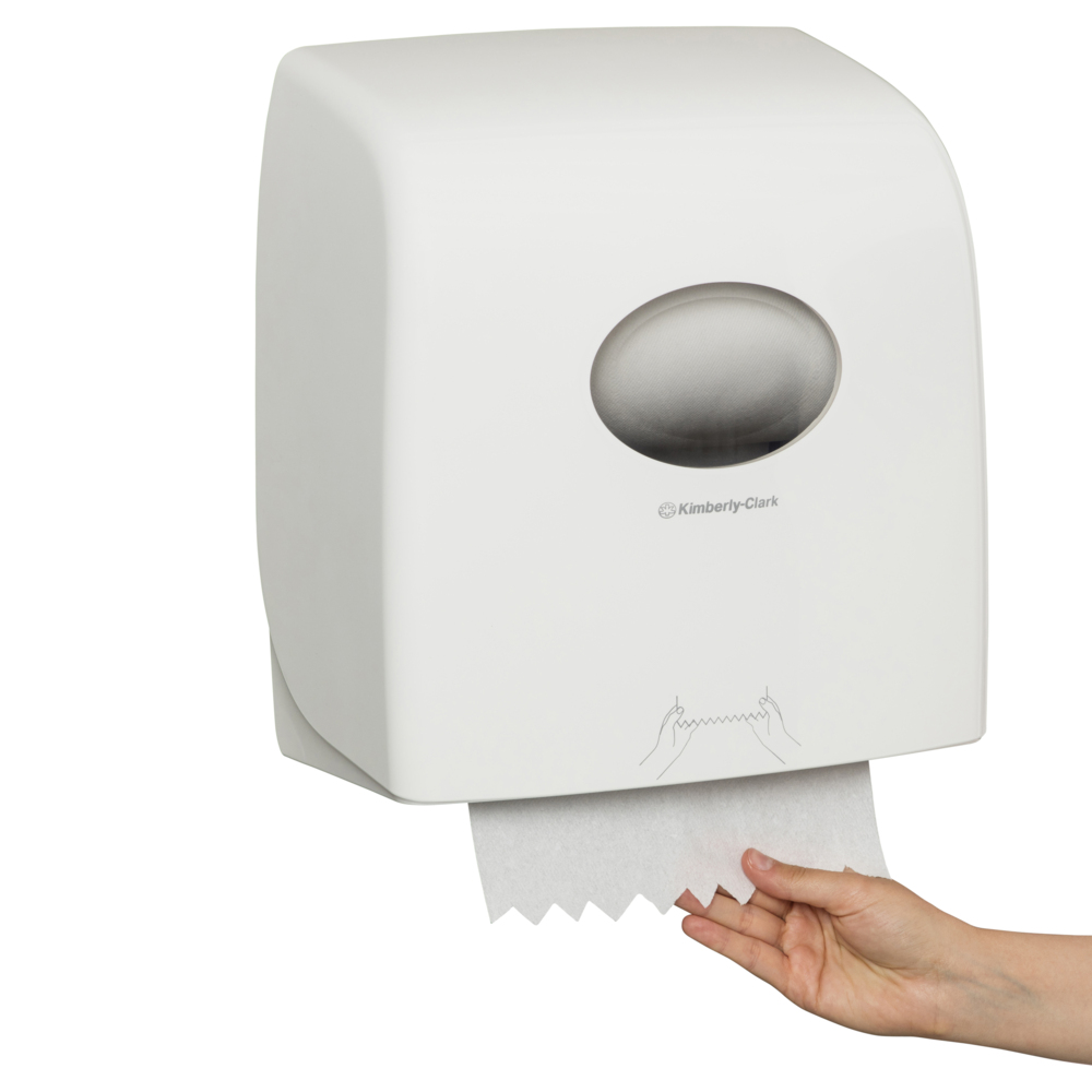 Kimberly-Clark Professional® Aquarius® Slimroll™ Hand Towel Dispenser (69530), White, 1 Dispenser / Case - S050450728