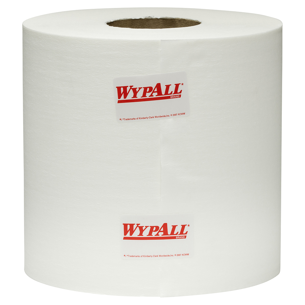 WYPALL® L10 Heavy Duty Centrefeed Wiper Roll (94120), Single Use Wipers, 4 Rolls / Case, 300m / Roll (1,200m Total) - S050428250