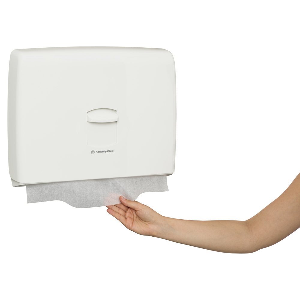 Kimberly-Clark Professional® Aquarius® Personal Seat Cover Dispenser (69570), White, 1 Dispenser / Case - S051299195