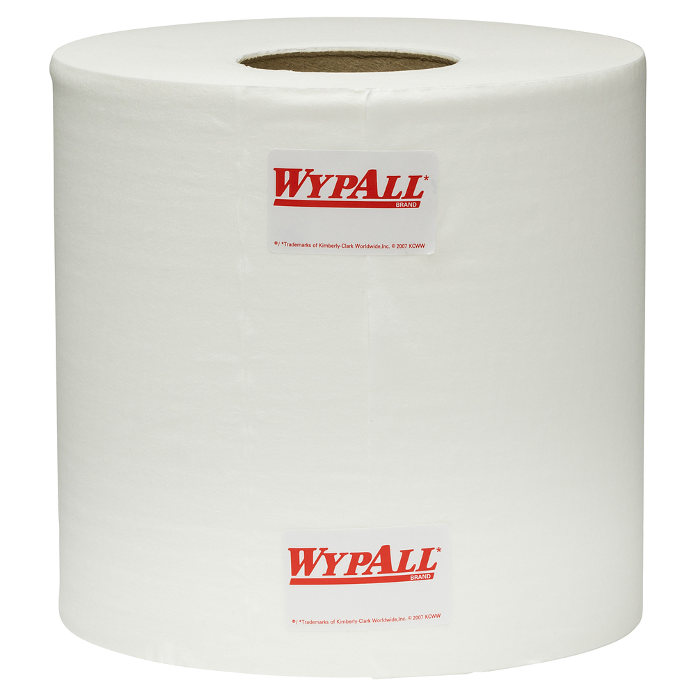 WYPALL® L10 Heavy Duty Centrefeed Wiper Roll (94122), Single Use Wipers, 4 Rolls / Case, 300m / Roll (1,200m Total) - S050428252