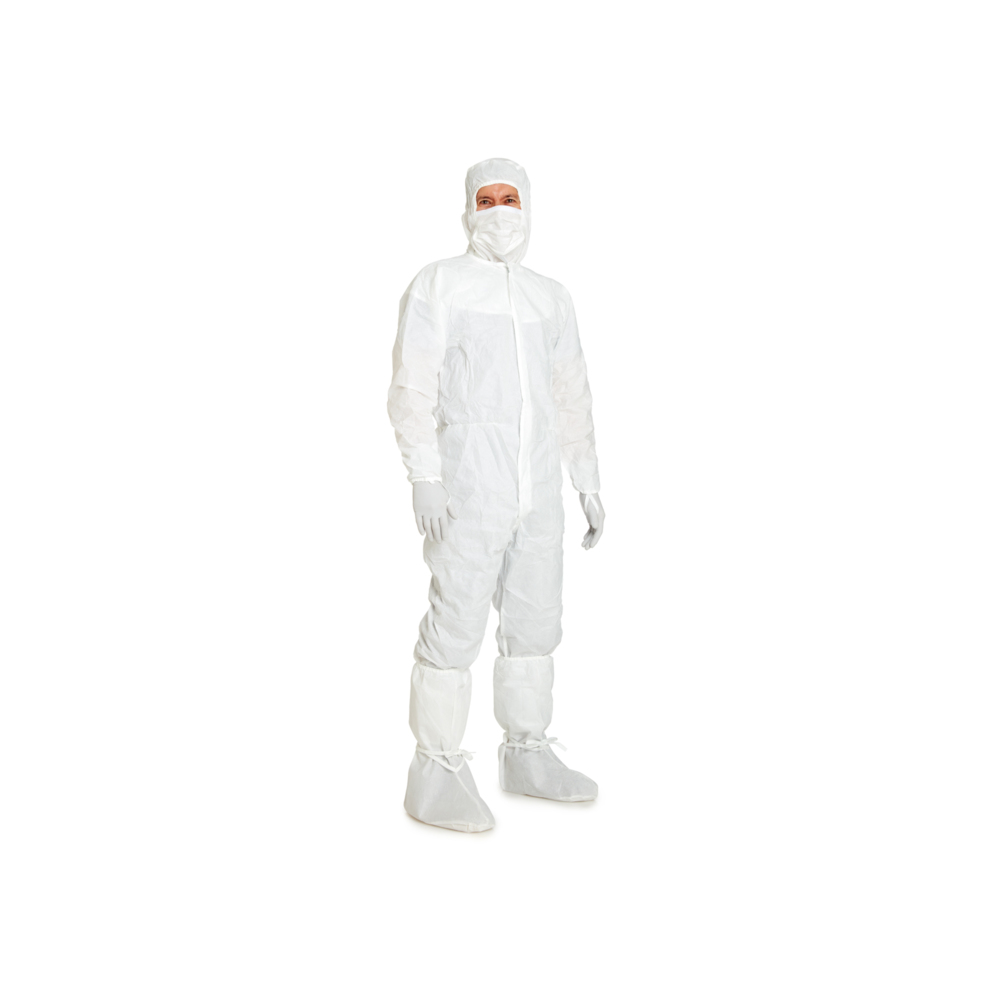 Kimtech™ A5 Sterile Überziehstiefel mit rutschfester Sohle 12922 – weiß, S, 1x200 (insgesamt 200 Stück) - 12922