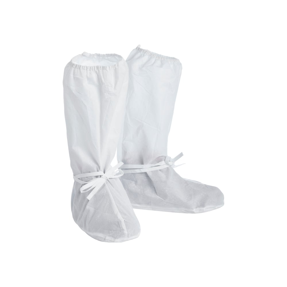 Kimtech™ A5 sterile Überziehstiefel mit rutschfester Sohle 88808 – weiß, Einheitsgröße, 1x200 (insgesamt 200 Stück) - 88808