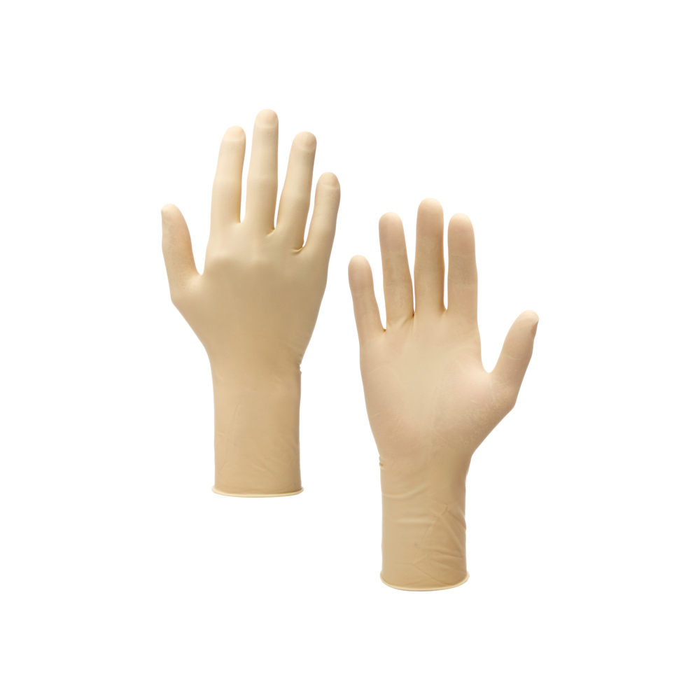 Kimtech™ PFE-Xtra Latex beidseitig tragbare Handschuhe 50504M – Weiß, XL, 10x50 (500 Handschuhe) - 50504
