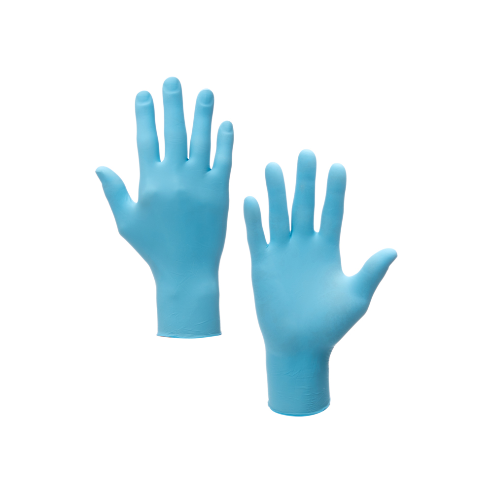 Gants ambidextres en nitrile bleu Kimtech™ - 97983, bleu, taille M, 10 x 100 (1 000 gants) - 97983