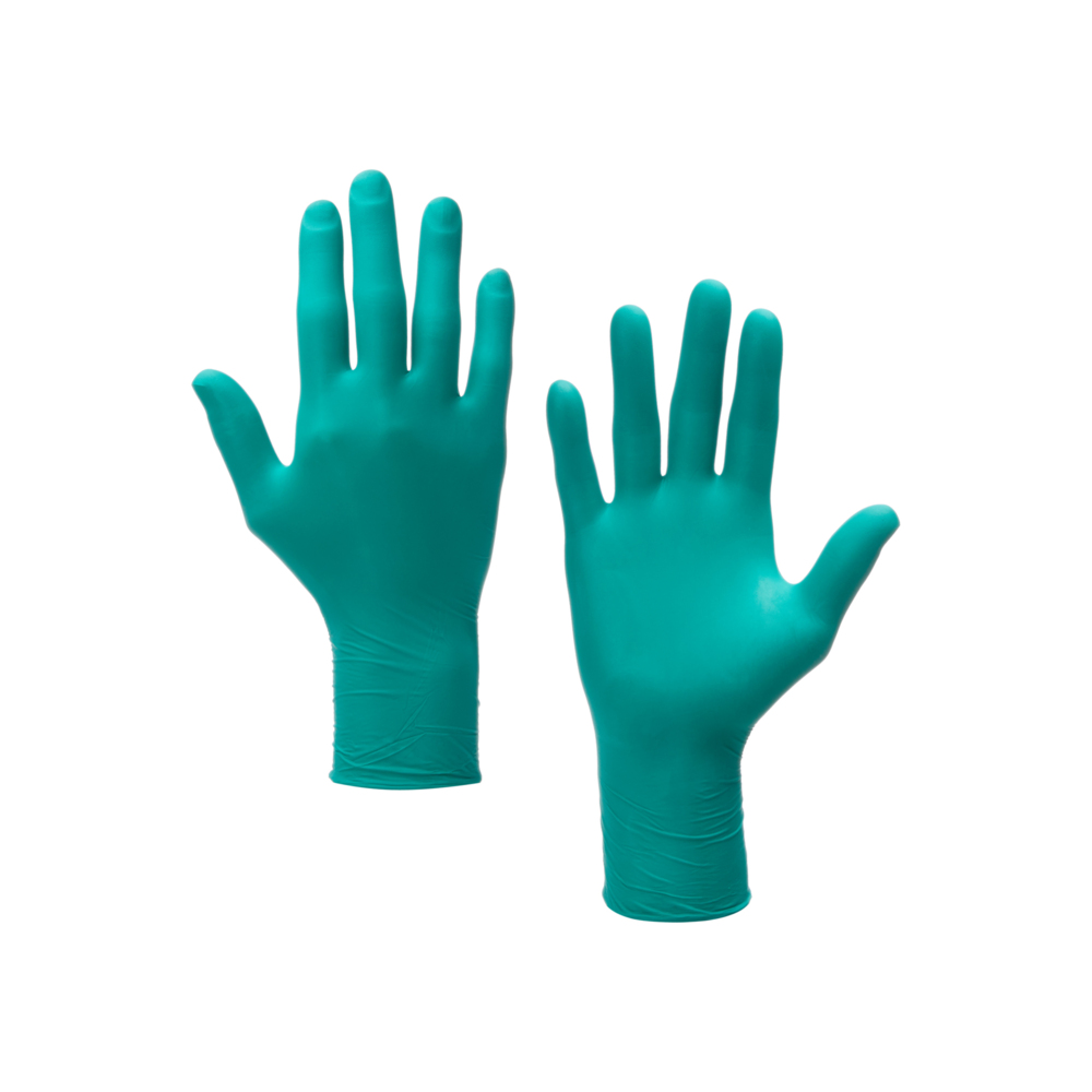 Gants ambidextres en nitrile vert Kimtech™ - 99852, vert, taille M, 6 x 250 (1 500 gants) - 99852