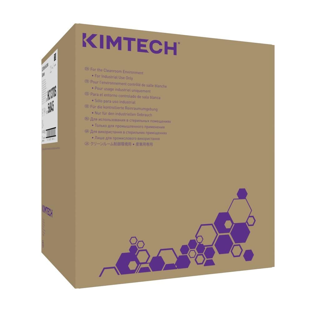 Gants de forme anatomique stériles en latex Kimtech™ G3 - HC1370S, couleur naturelle, taille 7, 10 x 20 paires (400 gants), longueur 30,5 cm - HC1370S